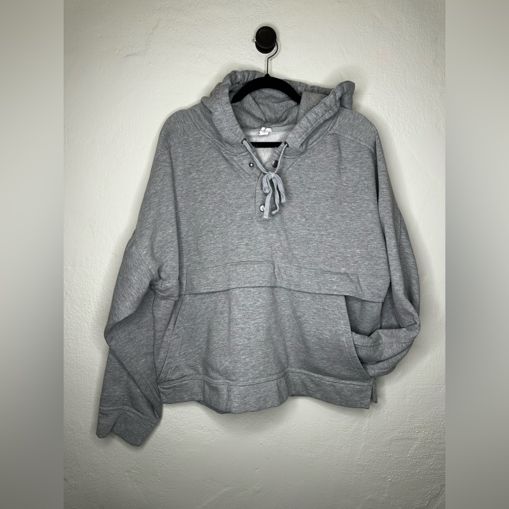 Daily Practice Gray Hooded Sweatshirt